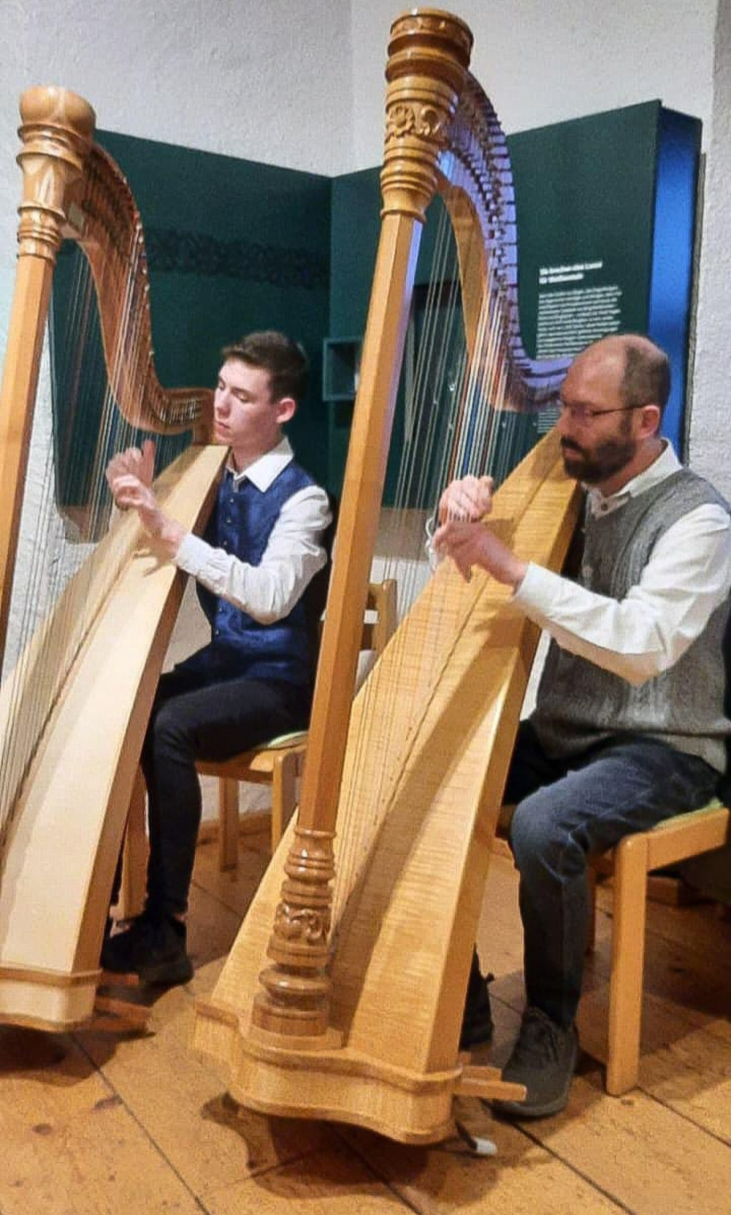 Bild von Gruppe Harfenduo Florian & Walter Weiderer